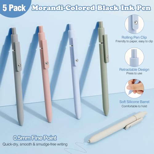 MoKo Pencil Case with Supplies, 60Pcs Aesthetic School Set, Green | Includes highlighters, gel and ballpoint pens, mechanical pencils, refills, sticky notes, correction tapes and rulers.