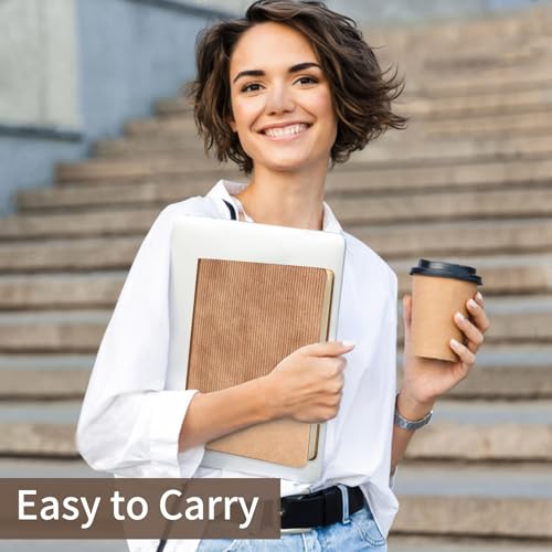 Lined Journal Notebook for Work College Ruled Note Book 7.2"x9.6" B5 PU Leather Daily Journaling 160 Pages for Women Men Writing Home School Supplies Business RoseGold - color: 09-RoseGold-1pack, style: B5 Lined 160pages