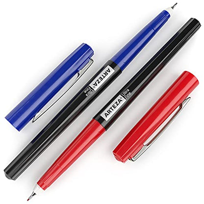 ARTEZA Permanent Markers, 24 Pens, 4 Classic Colors - style: Set 24, 4 Classic Colors