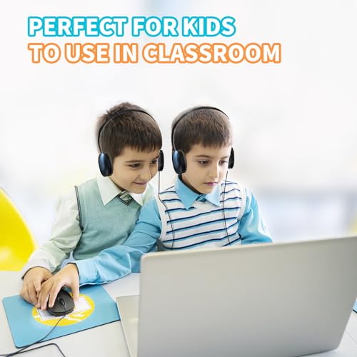 36 Pack Bulk Headphones for Classroom School, Durable Wholesale Wired Headphones for Kids Student Boys Girls Adults | Durable, Wholesale, Wired, For Kids Student Boys Girls Adults - size: 36 pack Black
