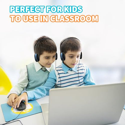 36 Pack Bulk Headphones for Classroom School, Durable Wholesale Wired Headphones for Kids Student Boys Girls Adults | Durable, Wholesale, Wired, For Kids Student Boys Girls Adults - size: 36 pack Black