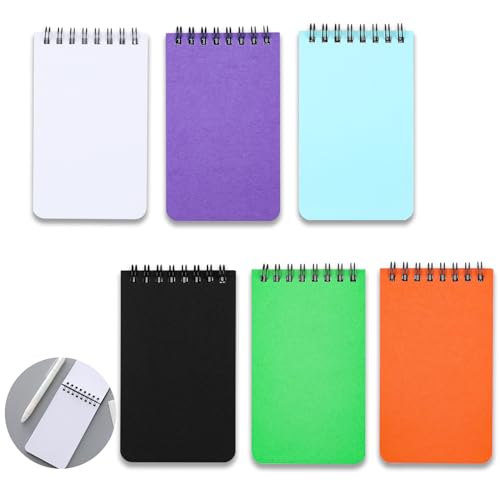 Pocket Notebook Mini Notepad Small Spiral Notebooks 3X5Inch (6-blank) | functionality PortabilityPortability convenience - size: 6-blank