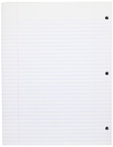 Top Flight Filler Paper, 11 x 8.5 Inches, College Rule, 200 Sheets (12401), White