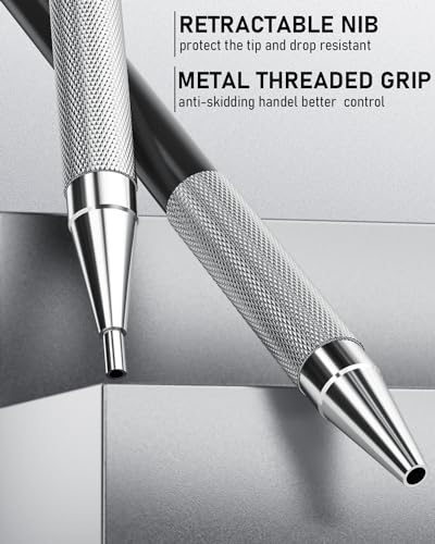 Nicpro 38PCS Art Mechanical Pencils Set in Leather Case, 3 PCS Metal Drafting Pencil 0.5, 0.7, 0.9 mm & 5 PCS 2mm Lead Holder (6B 4B 2B HB 2H 4H Colors) For Sketching Drawing With 20 Tube Lead Refills - size: 38PCS