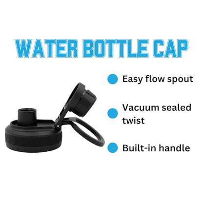 Oklahoma Water Bottle - Black Double Walled Stainless Steel 24 oz Keeps Drinks Cold or Hot - color: Oklahoma - Black