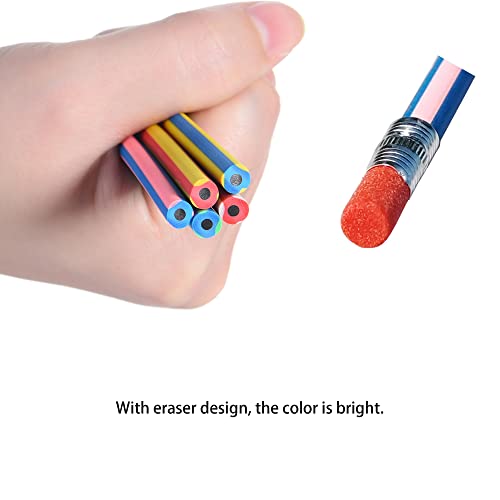 40PCS Flexible Bendable Pencils for Kids with Corlored Stripe,Soft Bendy Magic Bending Pencils with Erasers for Classroom Gifts Back to School Students Supplies,Great Bags Party Favor (40)