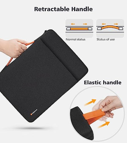 NIDOO 16 inch Laptop Sleeve Carrying Case Computer Bag for 16" Lenovo ThinkBook 16 Gen 7/ 16p E16 L16 T16 Z16/ 15" ThinkBook 15 Gen 4/16.3" Dell XPS 16/16" MacBook Pro M4 M3/ HP ASUS Samsung - color: Black, size: 16 Inch