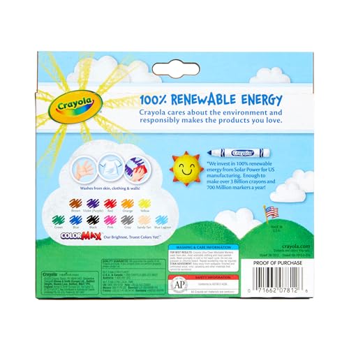 Crayola Ultra Clean Markers 12ct