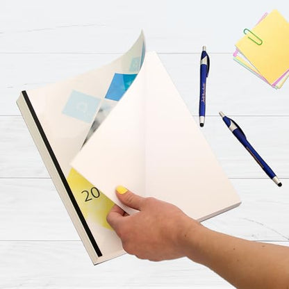 PrintWorks Professional Pre-Punched 11 Hole Velo Bind Paper for 11 Pin & 4 Pin Binding Spines - Book Binding Printer Paper - Made in the USA - 500 Sheets - 8.5" x 11" - 20 lb - 92 Bright White (04330) - size: 20 lb, style: Velobind, 11-Hole