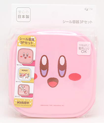 OSK SSP-31 Kirby Star Seal Container, 3-Piece Set - style: Seal Containers