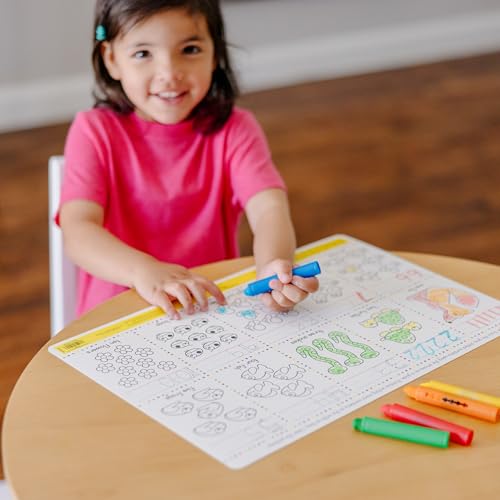 Melissa & Doug Learning Mat Crayons - 5 Colors - size: 1 Count (Pack of 1)