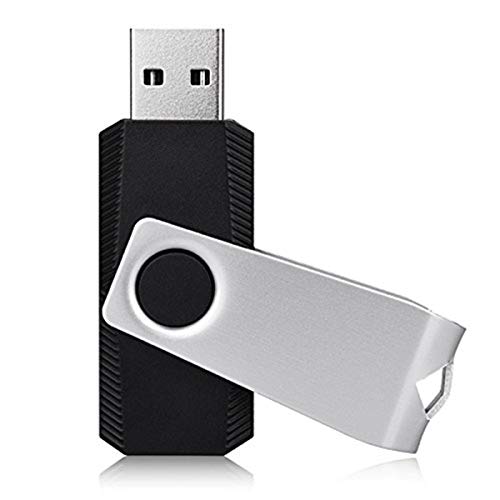 KEXIN 10 Pack USB Flash Drive - 64GB Thumb Drive with Swivel, Black (64GB, 10 Pack) - size: 64 GB USB 2.0, style: 10 Pack