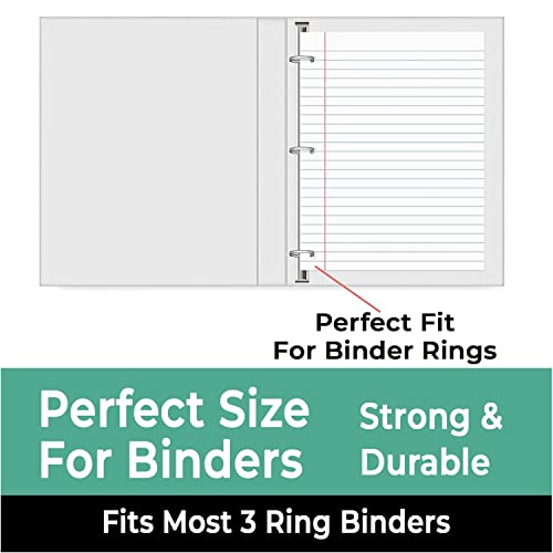 Rosmonde Loose Leaf Paper, 450 Sheets, 3 Pack, Wide Ruled Sheets, Combo, Spiral Notebooks, 12 Pack, 1 Subject Notebook, Wide Ruled, 70 Sheets, Assorted Colors, School, College & Office