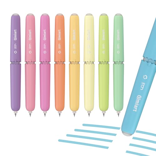 Erasable Gel Pens, Fine Point 0.6 mm Twist Retractable, Cute Egg Shaped Ink Pens with Built-in Eraser, 9 Pack Colored Pen Set for Journaling, Drawing, Writing, Planner (Candy Color) - color: 9 Colors Pens：Candy