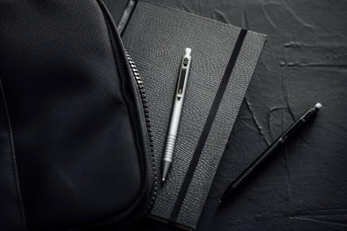 Everyman Gunmetal Grafton Gel Ink Pen Bundle | Premium 0.7mm Refillable Metal Pen with Comfortable Grip + 3 Black Refills | Smooth Writing EDC Pen Set for Office, Travel, Gifts & Daily Use - color: Gunmetal, style: Pen and Refil Set