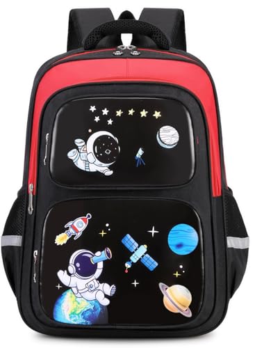 3-in-1 Kids Backpack with Lunch Bag and Pencil Case for Teens Middle School, 17" Large Capacity - color: SPACE