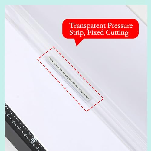 A4 Heavy Duty Paper Cutter, 15.6 in x 8.8 in 8 Sheets Capacity Paper Trimmer for Coupon, Label, Cardstock, and Scrapbooking Craft for Office and Home (Black) - color: Black
