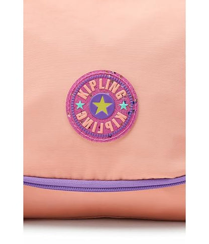 Kipling Women's New Kichirou Fc Lunch Bag, Insulated Lunch Bag, Snack Tote - color: Pinky Orange C