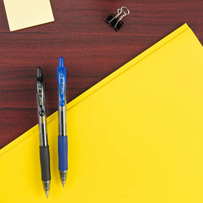 Pilot G2 Premium Gel Roller Pens, 0.7 mm, Blue Ink, Fine Point, Pack of 12 - Ideal for School, Journaling and Office Writing - color: Blue