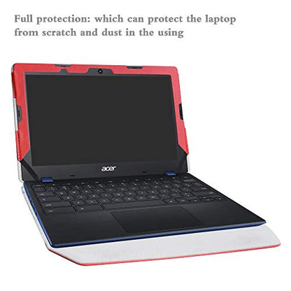 Protective Case Cover for Acer Chromebook 11 CB311-8H/Chromebook 311 CB311-9H 11.6" Series Laptop[Not Fit Chromebook 11 CB311-7H CB3-131 CB3-132 C771T CB3-111 C732],Red - color: Red