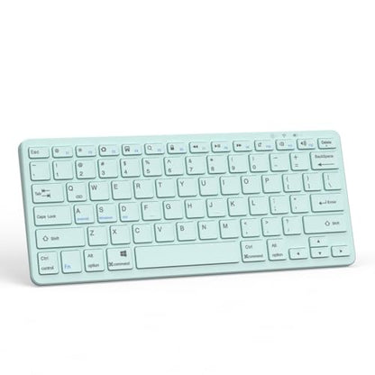 MMK Bluetooth Keyboard, Tablet Keyboard Compatible iPad 11th Generation,iPad 10th/9th/8th & Air 5th/4th, iPda Pro 13/12.9/11-Inch and Air 13/11-Inch Models and More Bluetooth-Enabled Devices-Blue - color: Blue