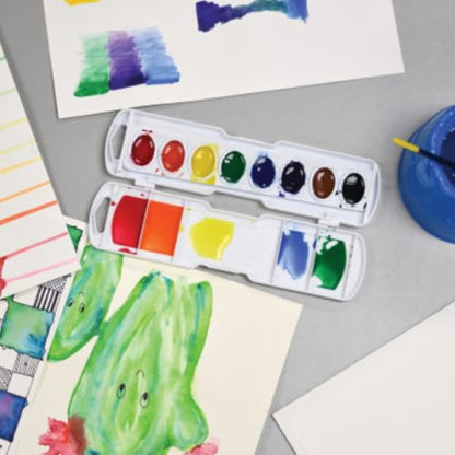 UCREATE 140 lb. Watercolor Paper, White, 9" x 12", 50 Sheets/Pack, 12 Packs | Super Heavyweight, Acid Free, Wet and Mixed Media - size: 9" x 12" (Pack of 12)