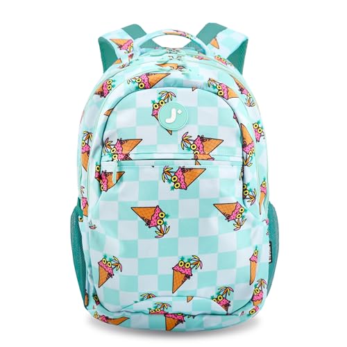J World Cornelia Middle School Backpack for Kids. Student Laptop Bookbag, Ice Cone - color: Ice Cone