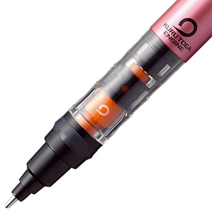 Uni Mechanical Pencil Kurutoga Pipe Slide Model 0.5mm, Pink Body (M54521P.13) (Pack of 2) - color: Pink, size: 1 Count (Pack of 2)