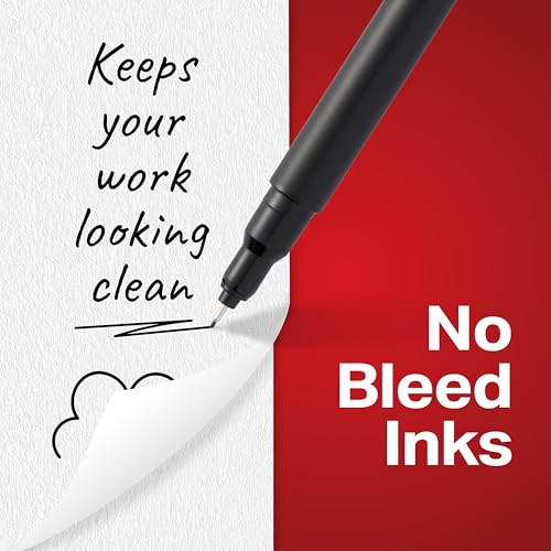 Sharpie Felt Tip Pens, Fine Point (0.4mm), Felt Tip Markers, Black, 12 Count - Journaling, Art, Drawing, Teacher, Back to School - size: 1 Count (Pack of 12)