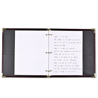 Kaisa Loose Leaf Paper Filler Paper 8x10.5 inches, College Ruled, 3-Hole Punched for 3-Ring Binder, 150 Sheets/Pack (3 Pack) F15001C - color: College, size: 3pack