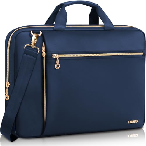 Laptop Case Bag Women Men Computer Sleeve Compatible with MacBook/Dell/HP/Acer/ASUS/LG, Waterproof Shoulder Carrying Briefcase, Blue, 15.6-16 Inch - color: Blue, size: 15.6 inch