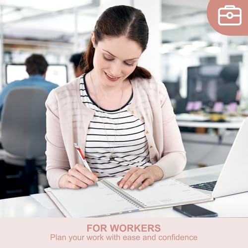 2026 Planner, Weekly and Monthly Calendar Planner Agenda, Jan 2026 - Dec 2026, Planning Academic Book, Office Desk Accessories and School Supplies - A5 (6.3'' x 8.5'') - color: C-Blush Blooms