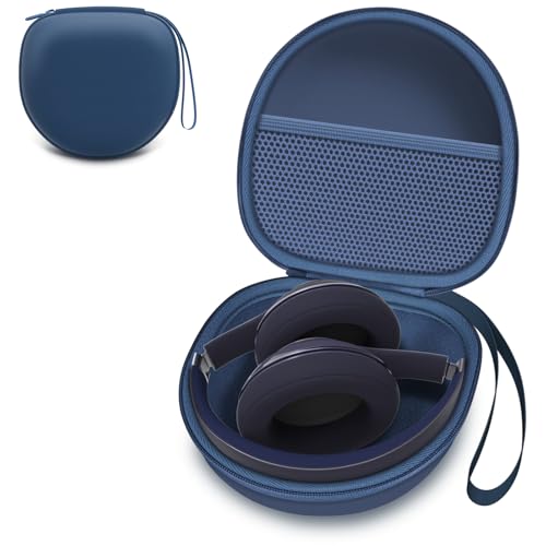 Headphone Case Compatible with BERIBES/TOZO/KVIDIO/Beats/Soundcore Anker Noise Cancelling Over-Ear Headphones, Dark Blue - color: 16.Dark Blue