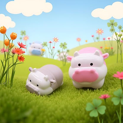 1Pc Random Cute Cow Pencil Sharpener - Kawaii Animal Design Sharpener for Girls, Office and School Stationery Supplies, Gift for Students and Teachers