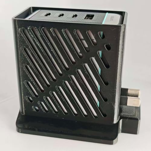 Travel Desktop Charging Stand with Full Protections and Ventilation for Organized Work Place