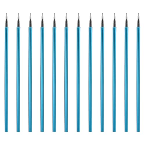 PATIKIL 12Pack 0.5mm Gel Pen Refills for Coloring, Medium Point Gel Ink Pens Refills for Coloring Book Drawing Art Supplies Scrapbook Journaling, Sky Blue - color: Sky Blue