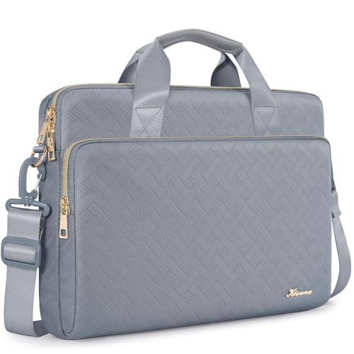 KIZUNA Laptop Sleeve Case 14 Inch Computer Shoulder Bag for 15" MacBook air M4 M3 M2/Lenovo IdeaPad Slim 3i/15 Surface Laptop 7 6/IdeaPad Flex 5/14" Yoga Slim Pro X/Studio 2/HP/Dell,Grey - color: Grey, size: 14 Inch