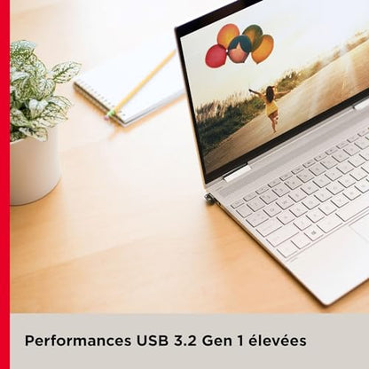 SanDisk 512GB Ultra Fit USB 3.2 Flash Drive - SDCZ430-512G-G46, Black | For laptops, tablets, gaming consoles, Plug-and-stay, USB 3.2 usb stick, RecuePRO data recovery software - size: 512GB, style: Up to 130MB/s