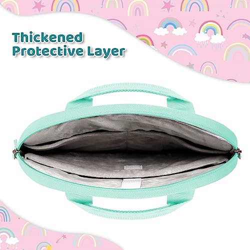 Choco Mocha Kids Tablet Sleeve Bag for Boys & Girls, (10-12.5Inch) - color: Rainbow-pink 12.5inch, size: 12.5inch(12.5 x 9.8 x 1.3)