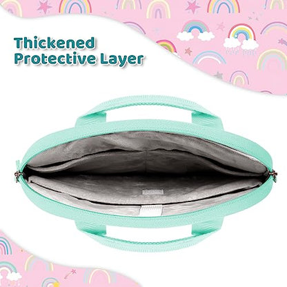 Choco Mocha Kids Tablet Sleeve Bag for Boys & Girls, (10-12.5Inch) - color: Rainbow-pink 12.5inch, size: 12.5inch(12.5 x 9.8 x 1.3)
