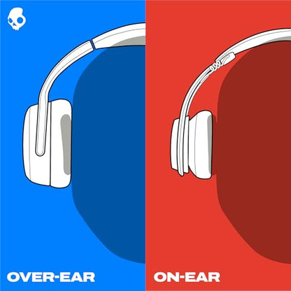 Skullcandy Riff Wireless 2 On-Ear Bluetooth Headphones, Up to 34 Hrs Battery, Foldable Lightweight Design, Convenient for Travel with Included 3.5mm AUX Cable, Microphone for iPhone Android - Black - color: True Black, style: Riff Wireless 2