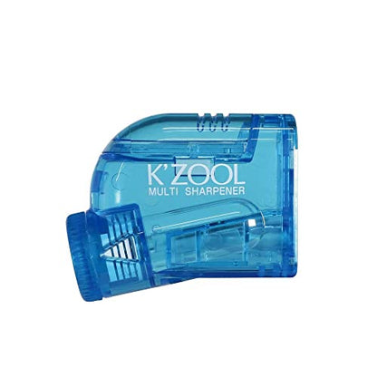KUTSUWA STAD K'ZOOL Sharpness Adjustable Pencil Sharpener (RS035BL) | Translucent Blue, 1 ea. - color: Translucent Blue
