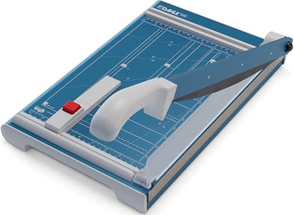 Dahle 533 Professional Guillotine Trimmer, 13" Cut Length, 15 Sheet Capacity, Self-Sharpening, Manual Clamp, German Engineered Paper Cutter | For paper, photos and business cards, ideal for hobby and creative projects, precise cuts, stable cutting table -