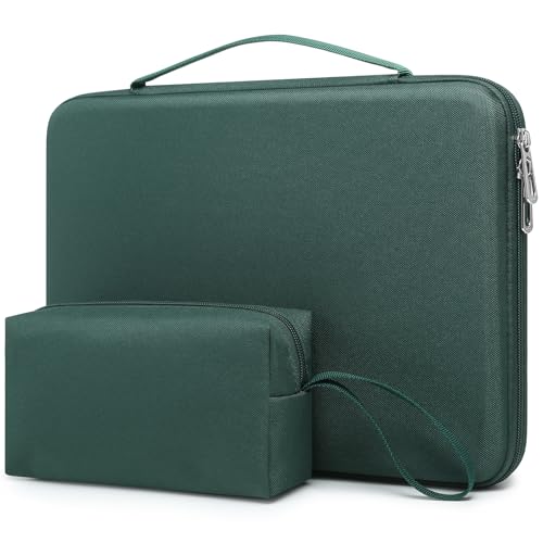 HYZUO 15-16 Inch Hard Shell Case Laptop Sleeve for MacBook Pro 16 M5/M4/M3/M2/M1 Pro/Max A3428 A3429 2026-2019, MacBook Air 15 M5/M4/M3/M2 2026-2023, 15" Surface Laptop, Razer Blade 15, Midnight Green - color: Midnight Green, size: 15-16 Inch
