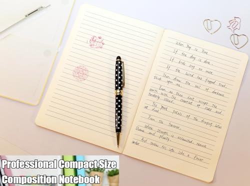 12 Pack A5 Lines Notebook Bulk Kraft Cover College Ruled, Lined Paper Travel Journals Composition Diary Subject Notebooks Planner, 60 Pages, 8.3”x 5.5” - style: 12pack Lined page