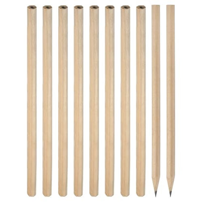 PATIKIL Brown Hexagon Pencils, 50 Pack HB Graphite Pencils Wood Pencils Double-Ended Pencil for Classroom Office Engineering Marking - style: Hexagon