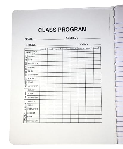 School Smart Hard Cover Ruled Composition Book, 9-3/4 x 7-1/2 Inches, 100 Sheets