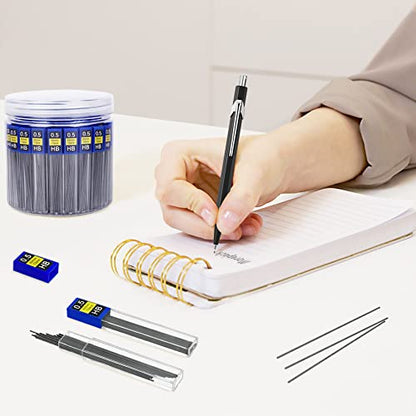 Morepack 0.5 mm Lead Refill, 840Pieces 0.5 Lead Refills for Mechanical Pencil,0.5 mm HB, Break Resistant Mechanical Pencil Refills,70 Tubes - style: 0.5 mm