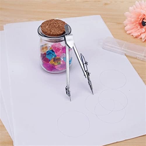 BABETT Drawing Compass Drafting Tools Metal Compass for Geometry Stainless Steel Drawing Compass Mathematics Geometry Tool Student Stationery School Supplies Math Ruler Kit