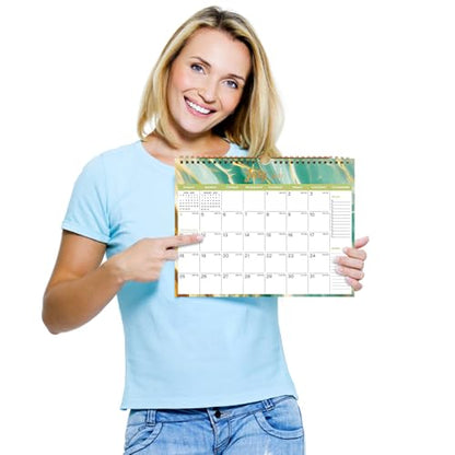 Lbylyhxc 2026-2027 Calendar - Includes July 2026 to December 2027-18 Monthly Wall Calendar 2026 - 2027, 11 x 8.5 Inches.Thick Paper with Julian Dates and Block for New Year and Christmas Presents (Calendar 2026-2027 Veins) - color: Calendar 2026-2027 Vein